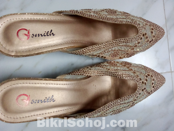 1 time used bridal heels for sell